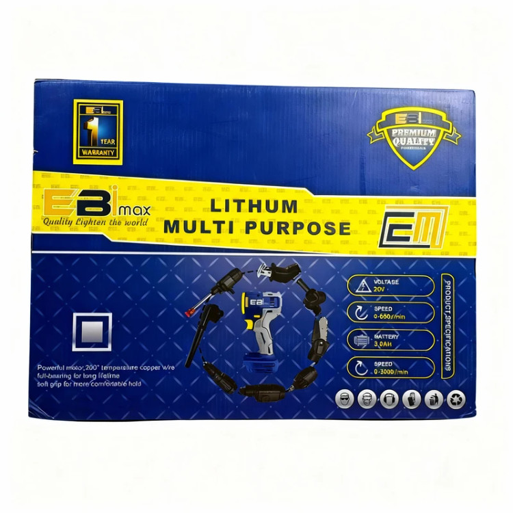 دریل شارژی چهار کاره EM20-4IN1